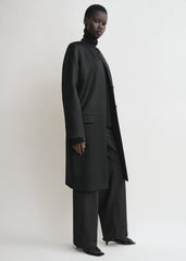 Chintz coat black