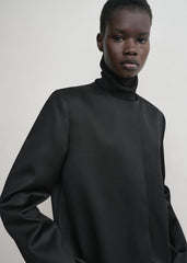 Chintz coat black