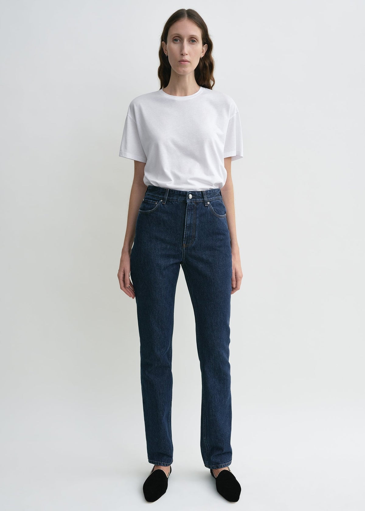 High slim denim indigo