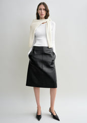 Compact cotton top white