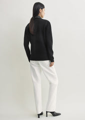 Patch pocket shirt black
