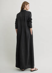 Parachute shirtdress black