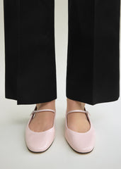 Slingback naplack mary janes flamingo
