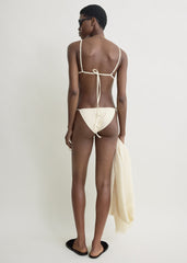 Scoop bikini top ecru