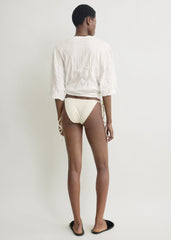 Scoop bikini bottoms ecru