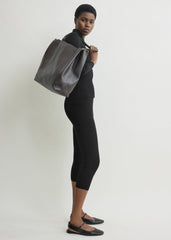 Capri knit leggings black