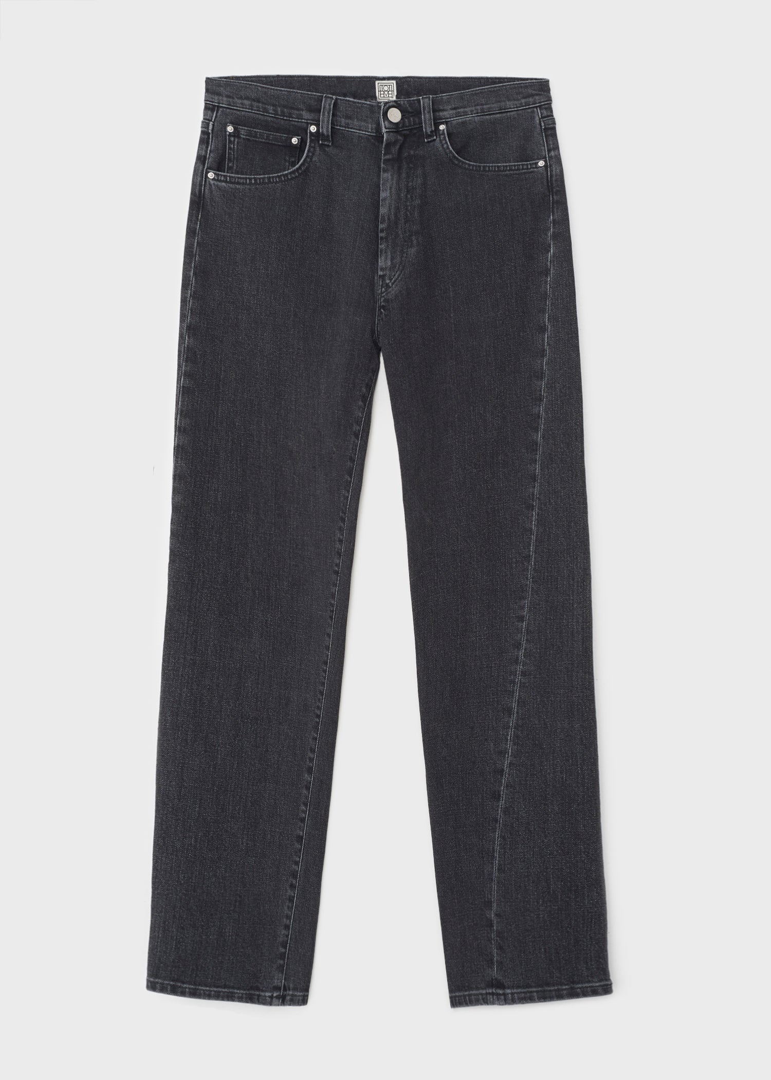 Twisted seam denim grey