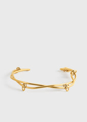 Swirl collar gold
