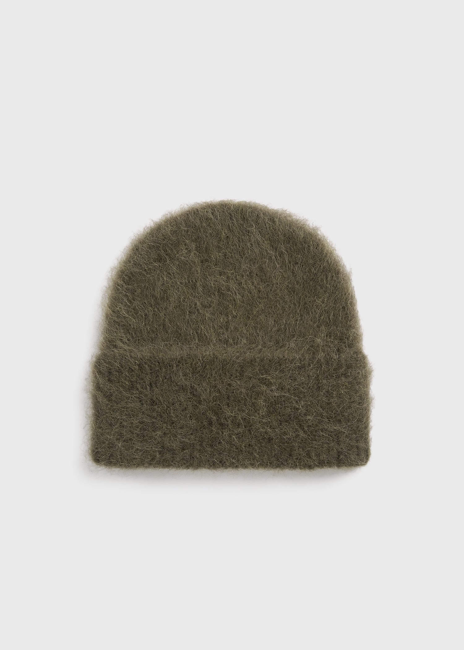 Alpaca knit beanie pepper