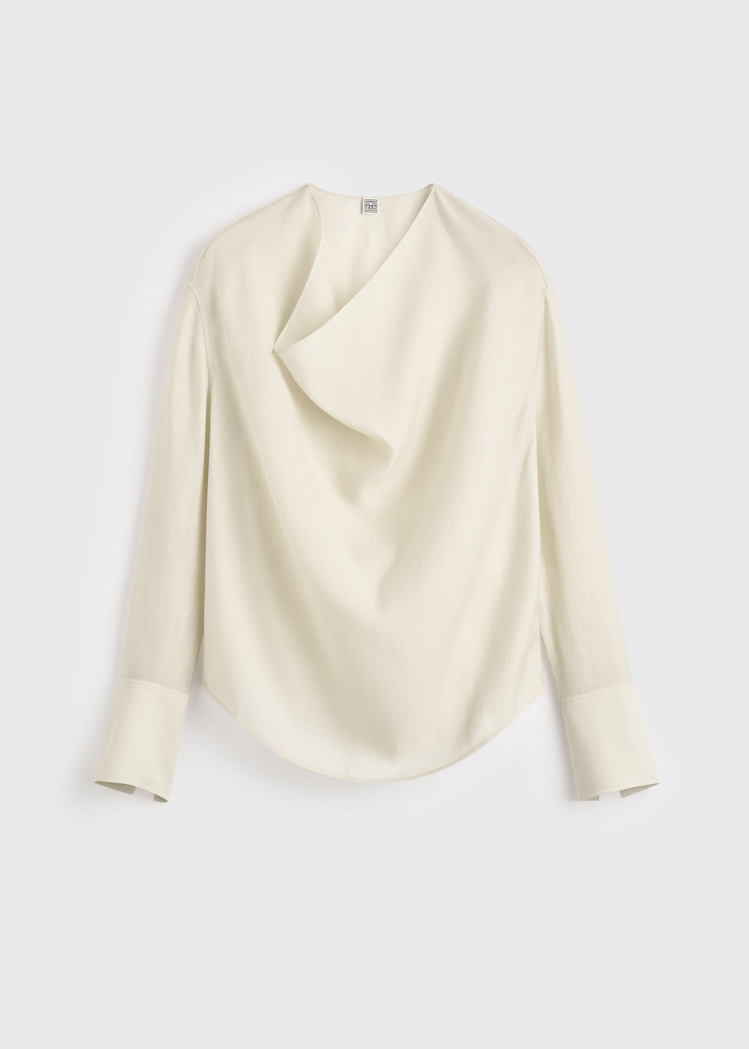 Cowl blouse ecru