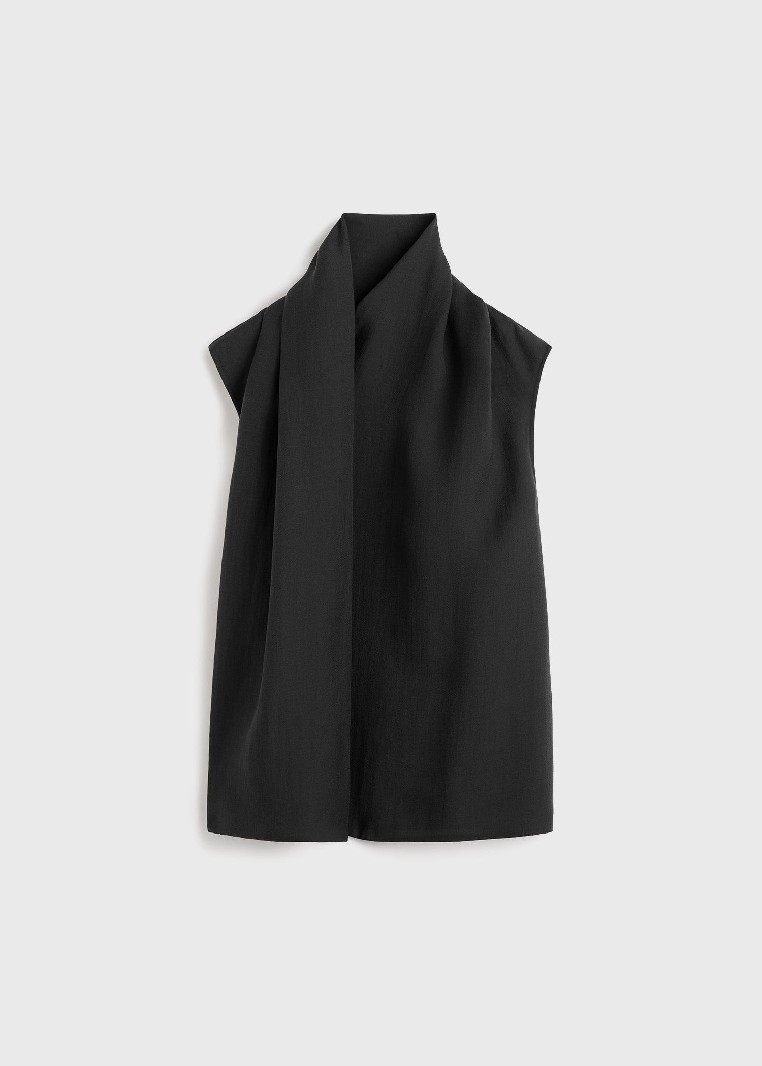 Scarf blouse black