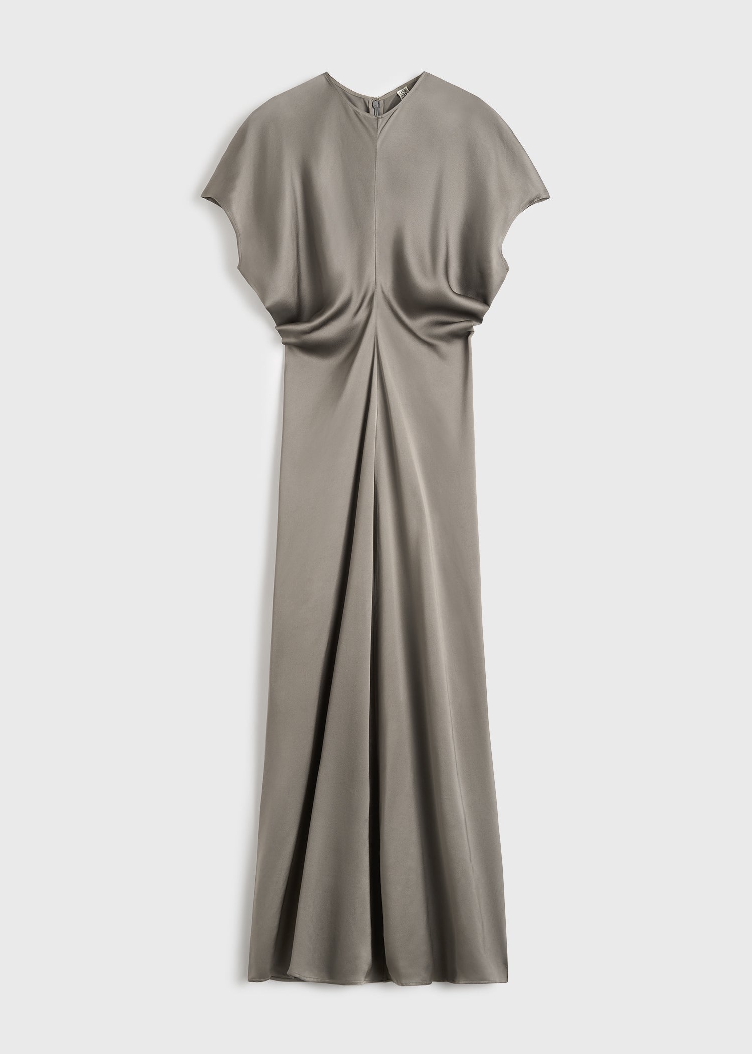 Slouch waist dress taupe