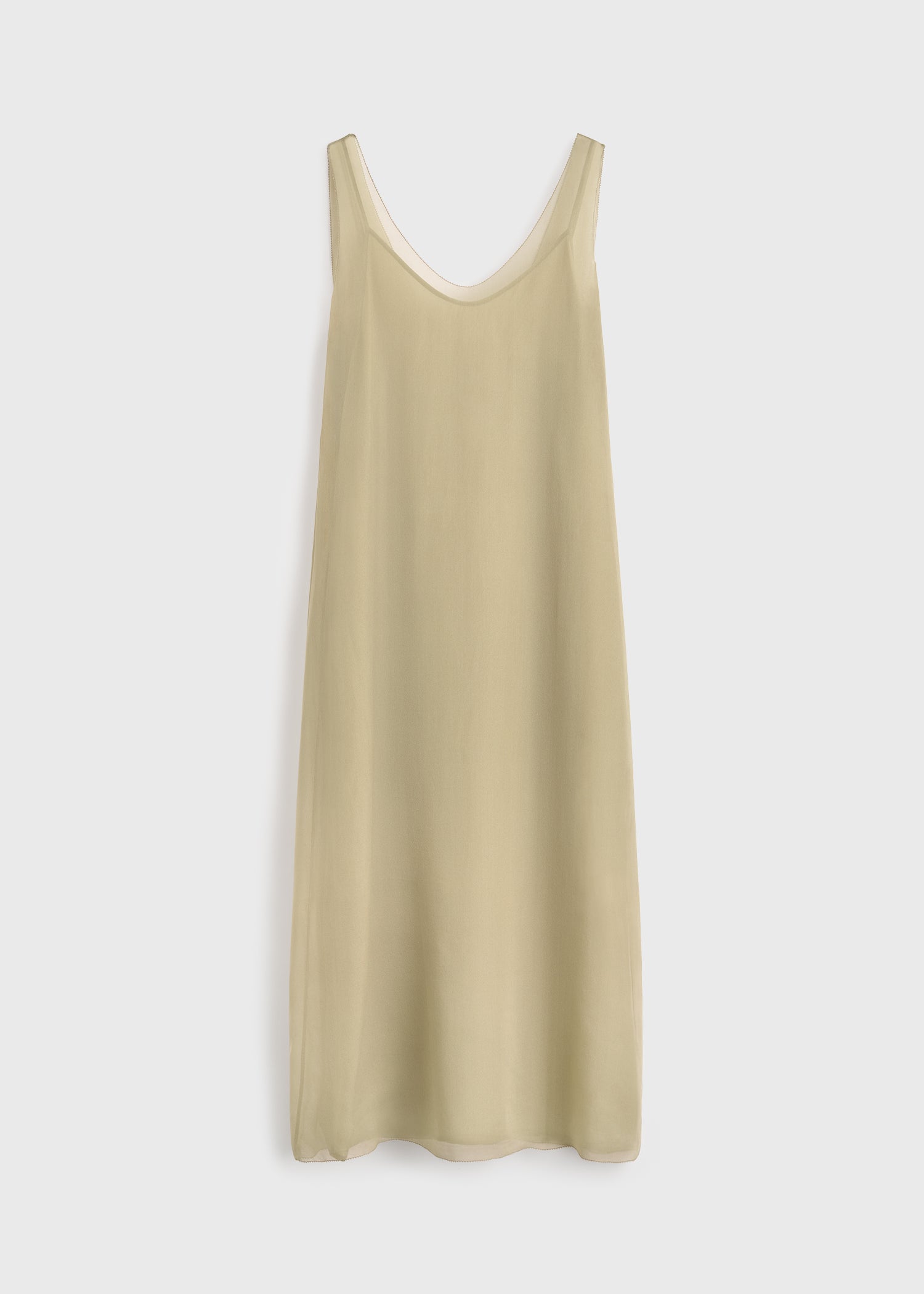 Chiffon slip dress rye
