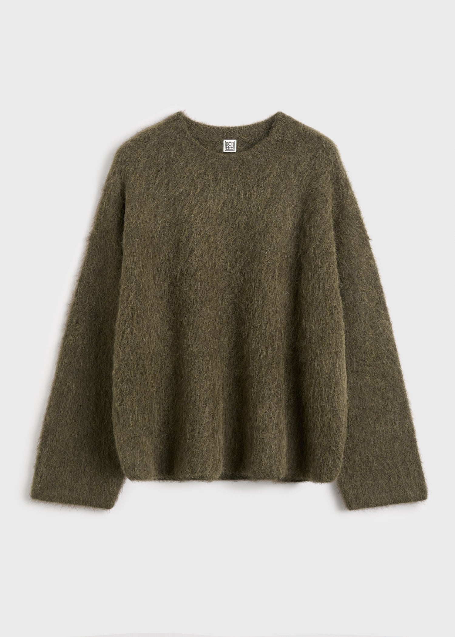 Boxy alpaca knit pepper