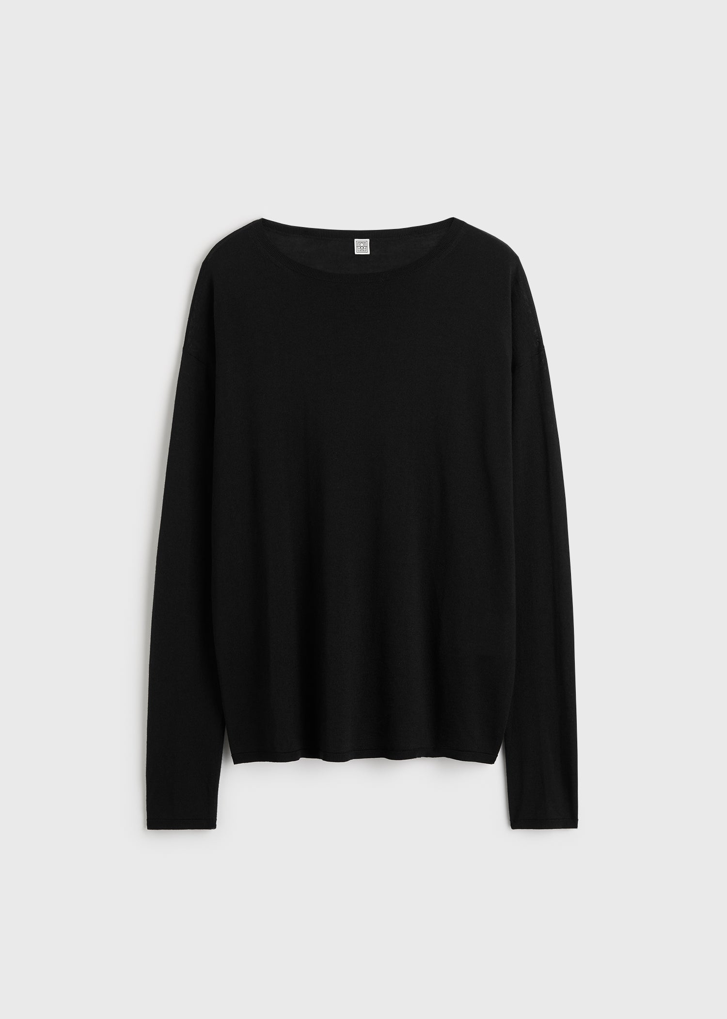 Longline knit black