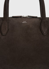 Medium suede day tote brown