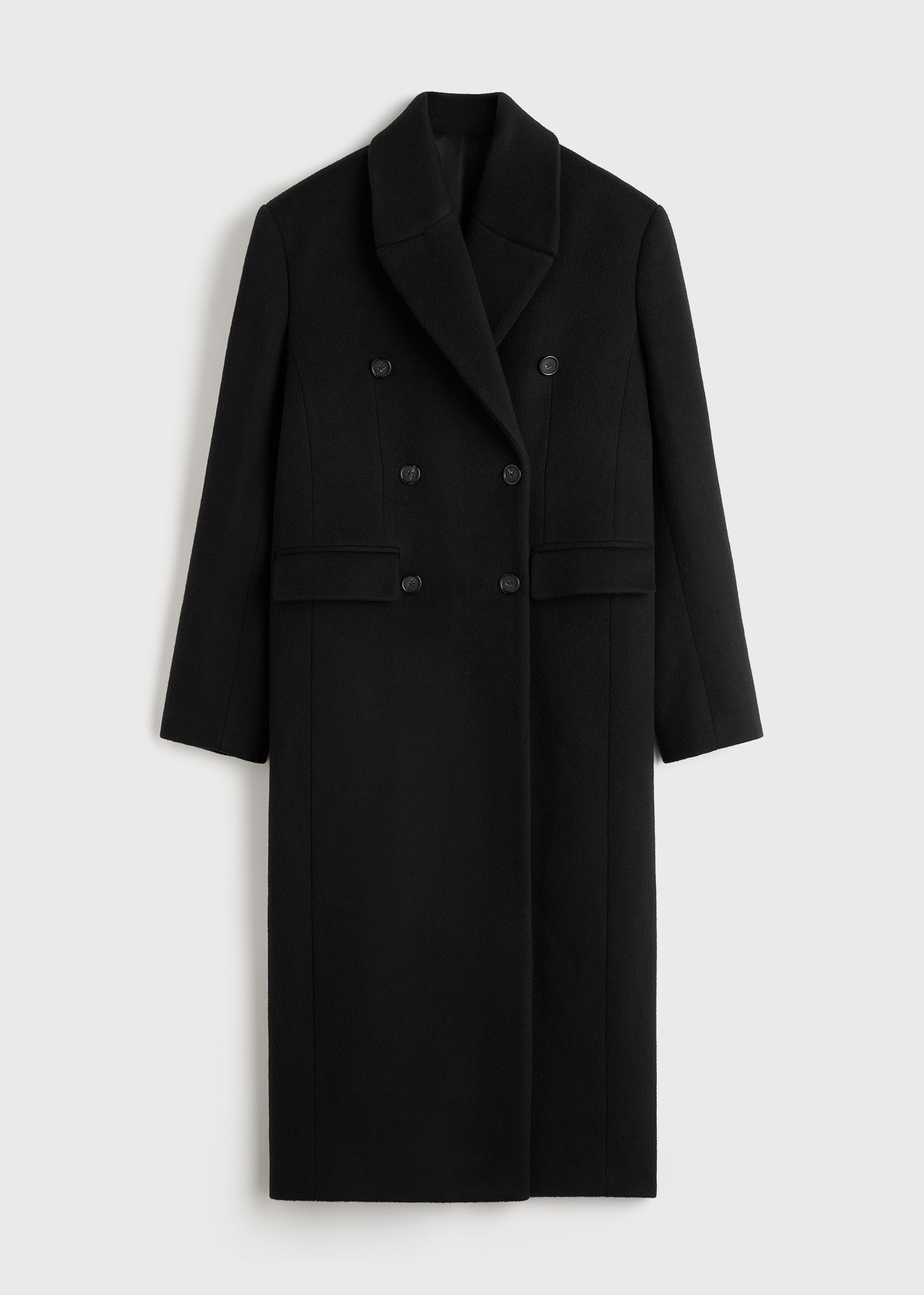 Broad coat black petite