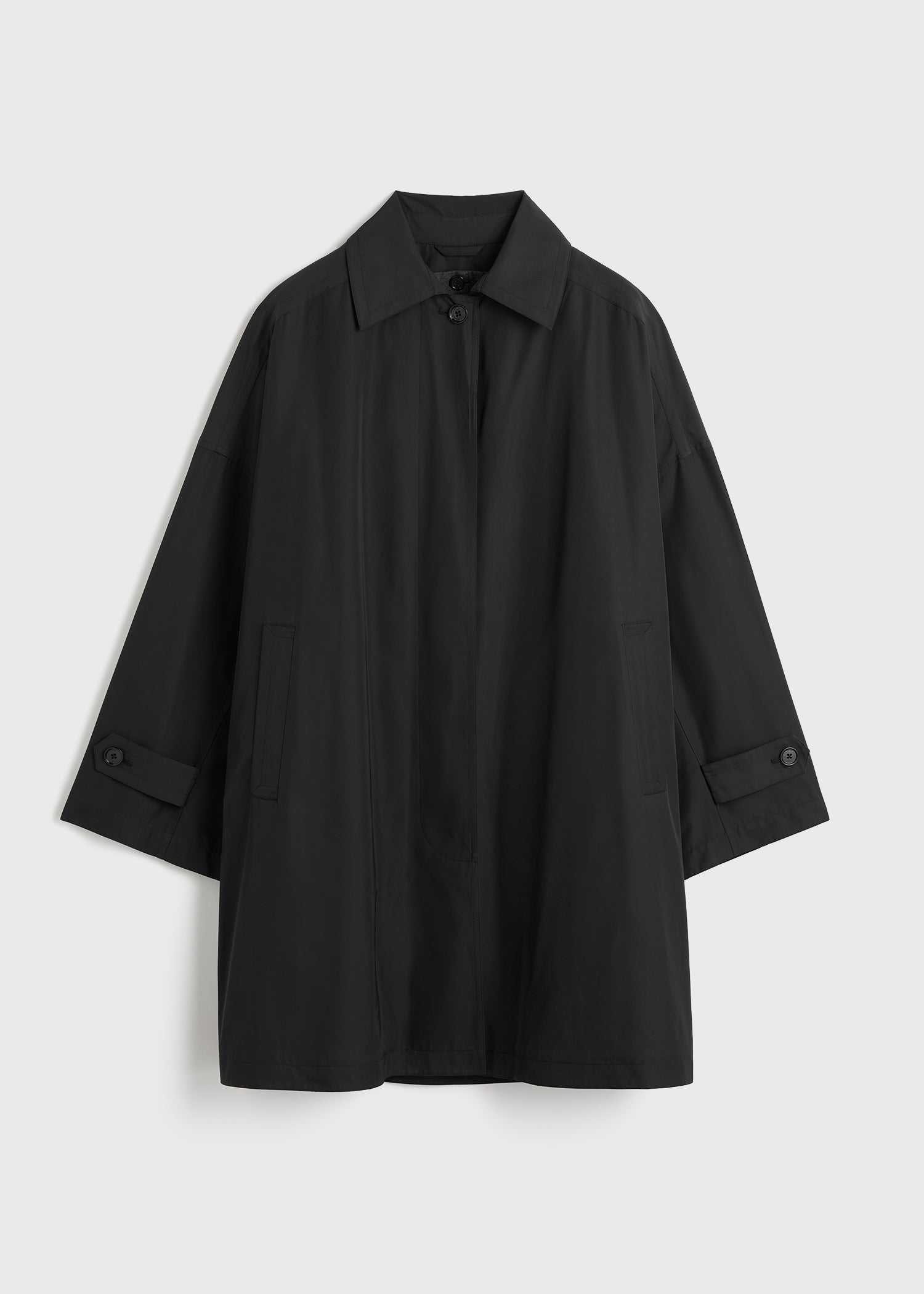 Car coat black petite