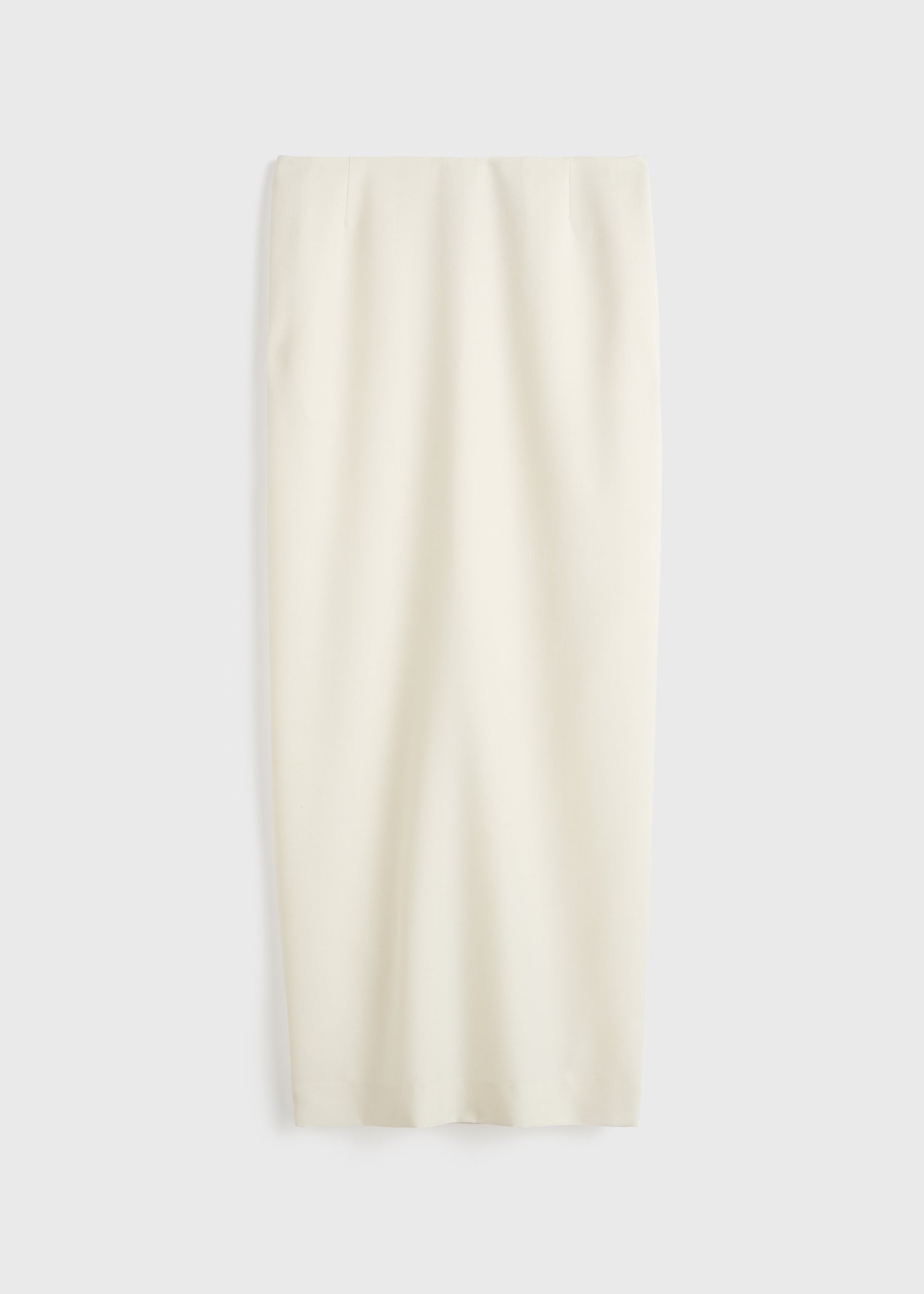 Light wool skirt ecru petite
