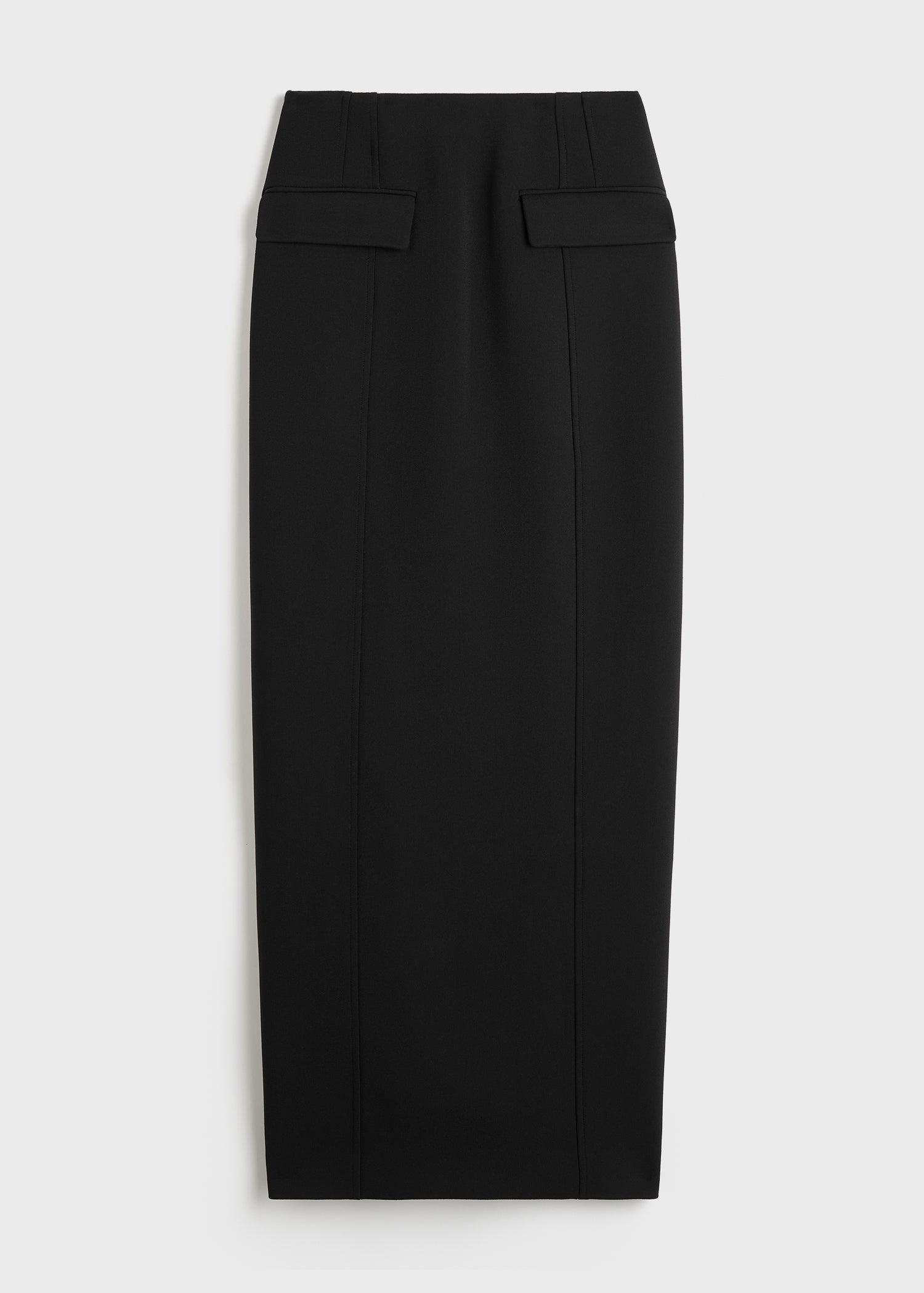 Pocket suit skirt black petite