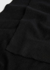 Classic winter scarf black