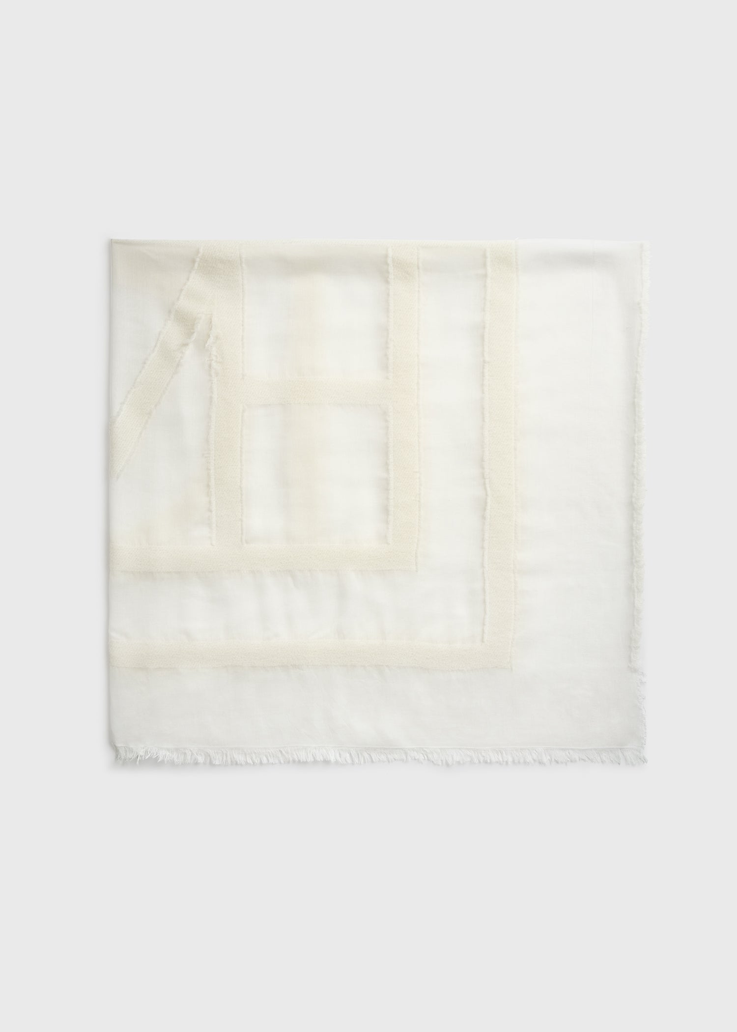 Fil coupé monogram sarong off-white