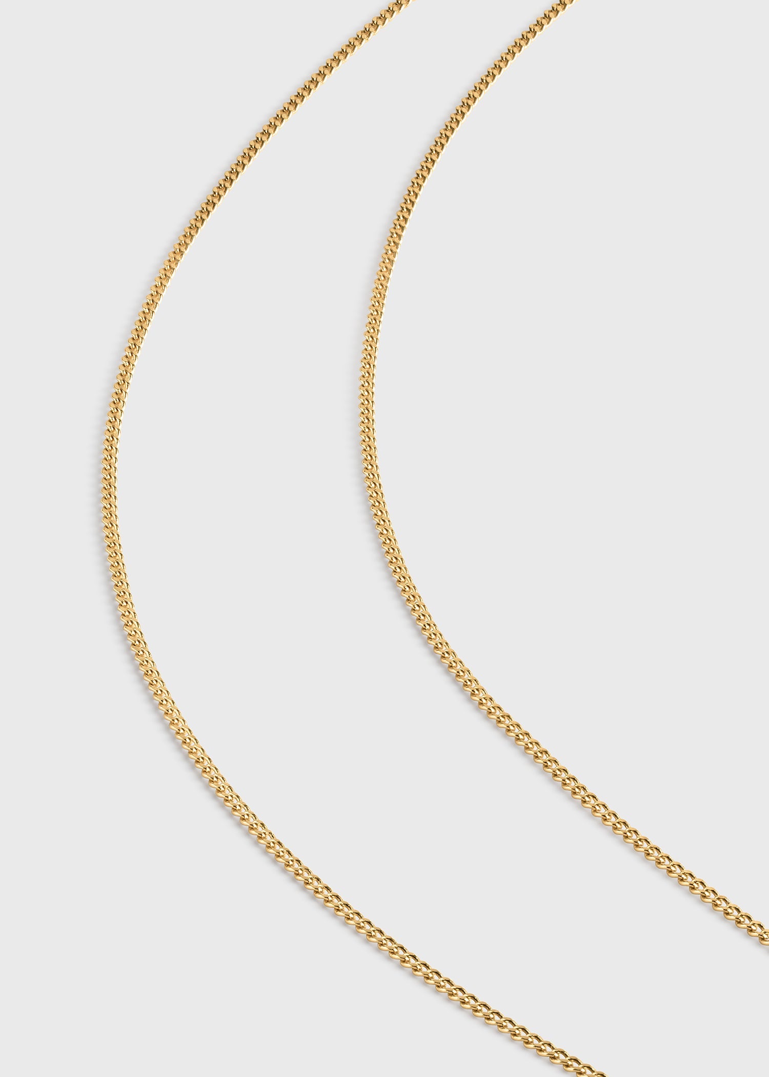 Long faux pearl necklace white