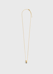 Long jasper necklace black/off white