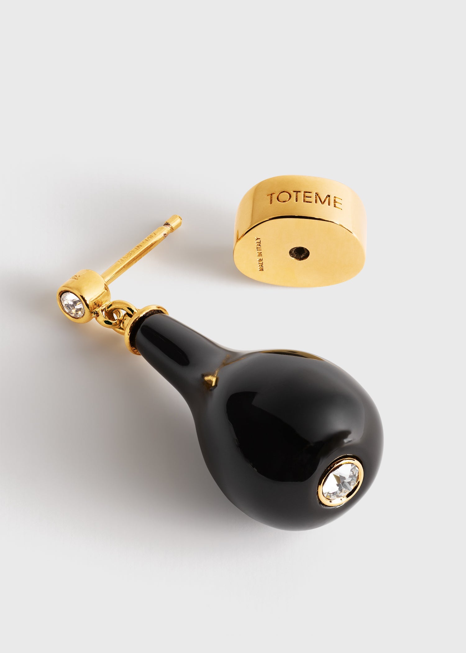 Onyx drops black/gold