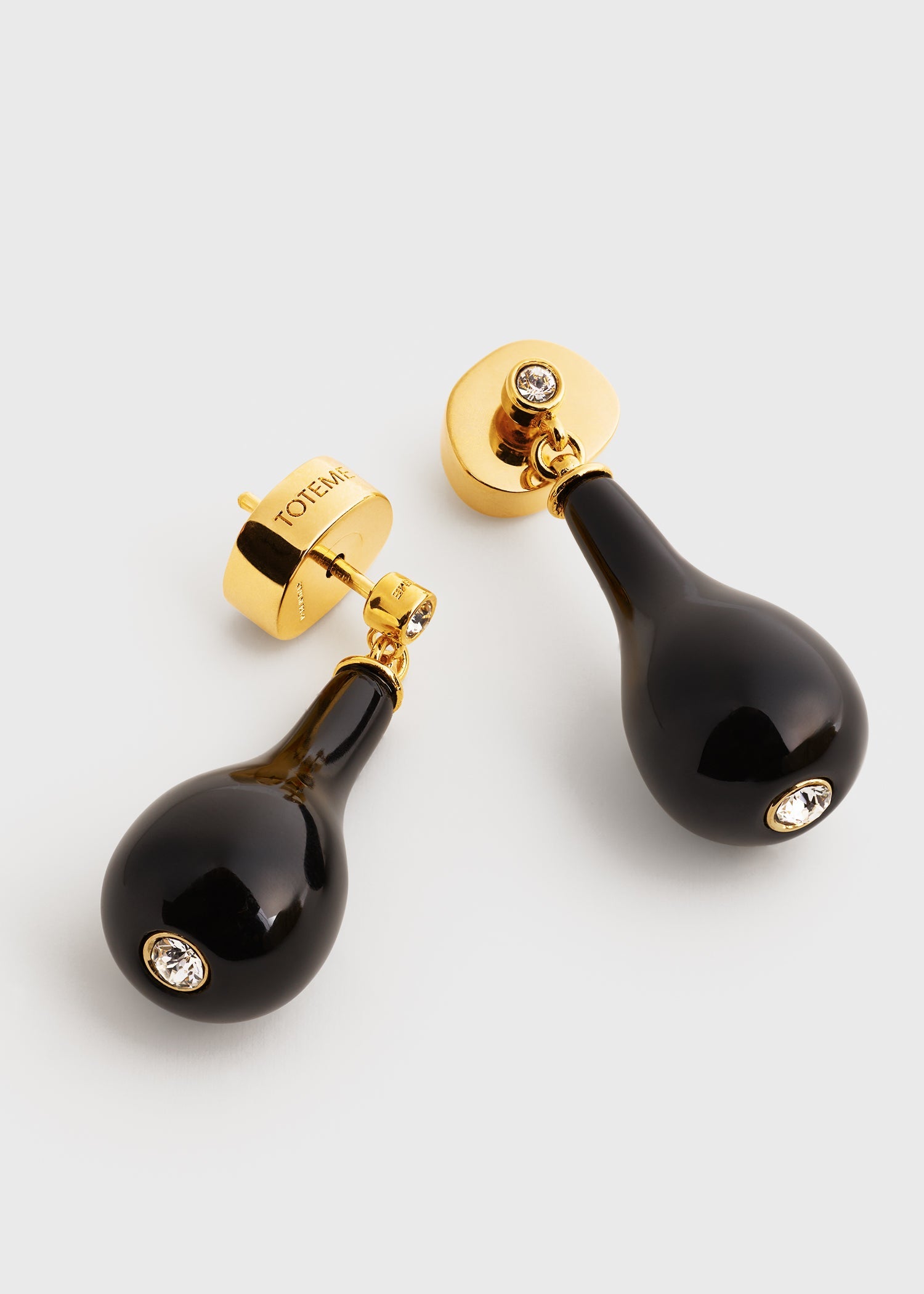Onyx drops black/gold