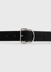 Swirl suede belt black