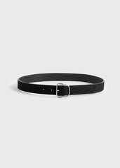 Swirl suede belt black