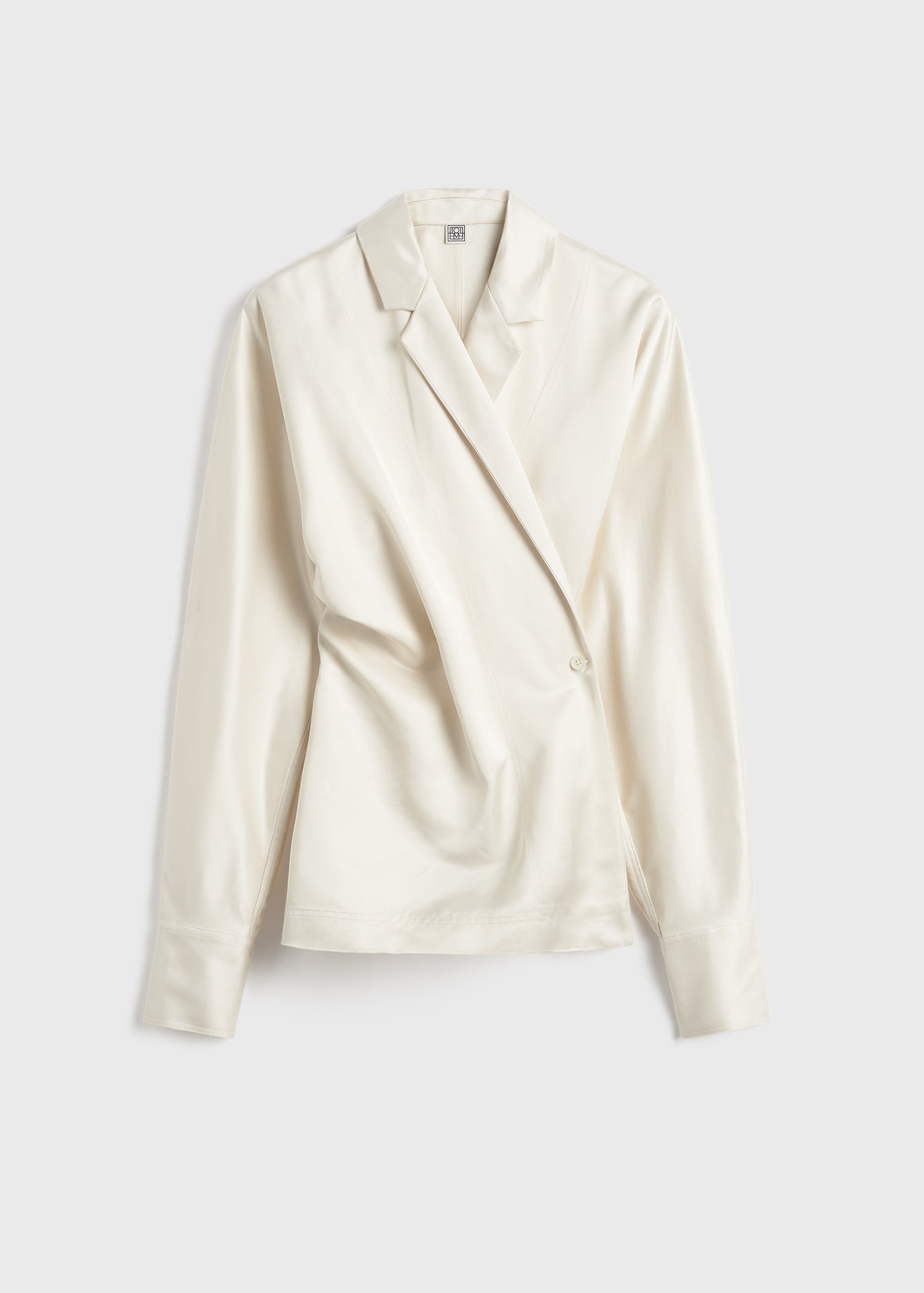Wrap blouse ecru