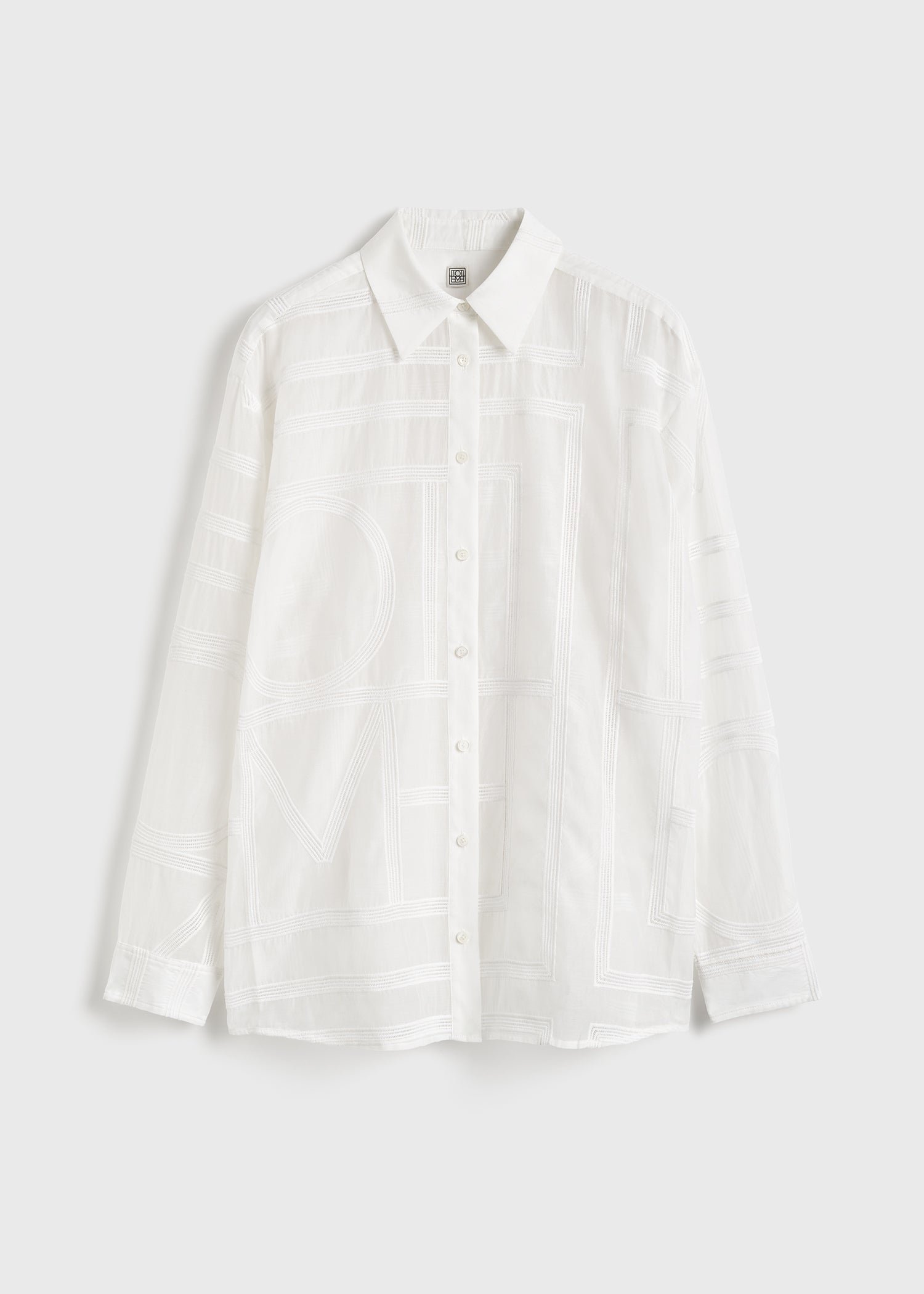 Classic crochet shirt white