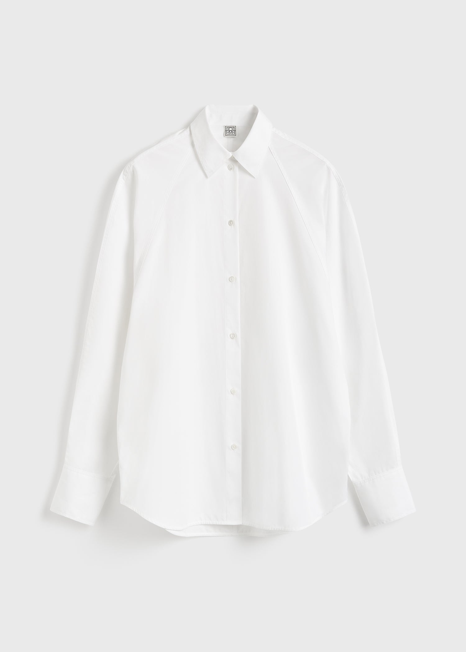 Raw raglan shirt white