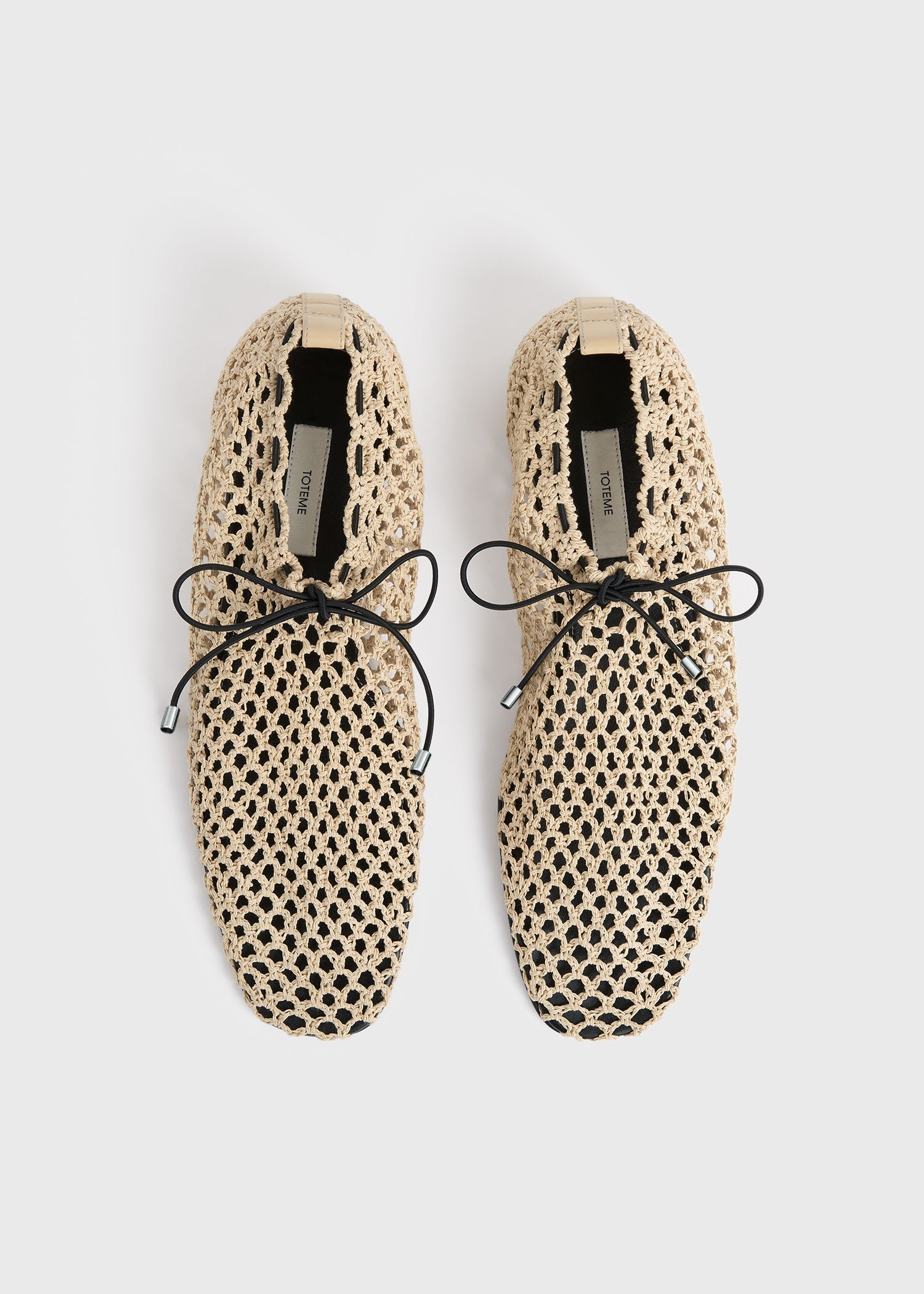 Crochet ballerinas vanilla