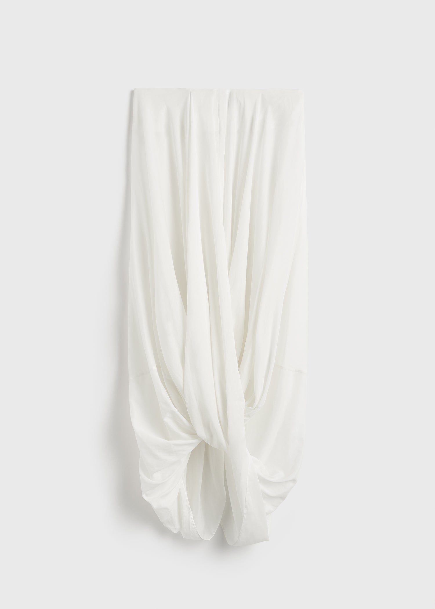 Cocoon skirt white petite