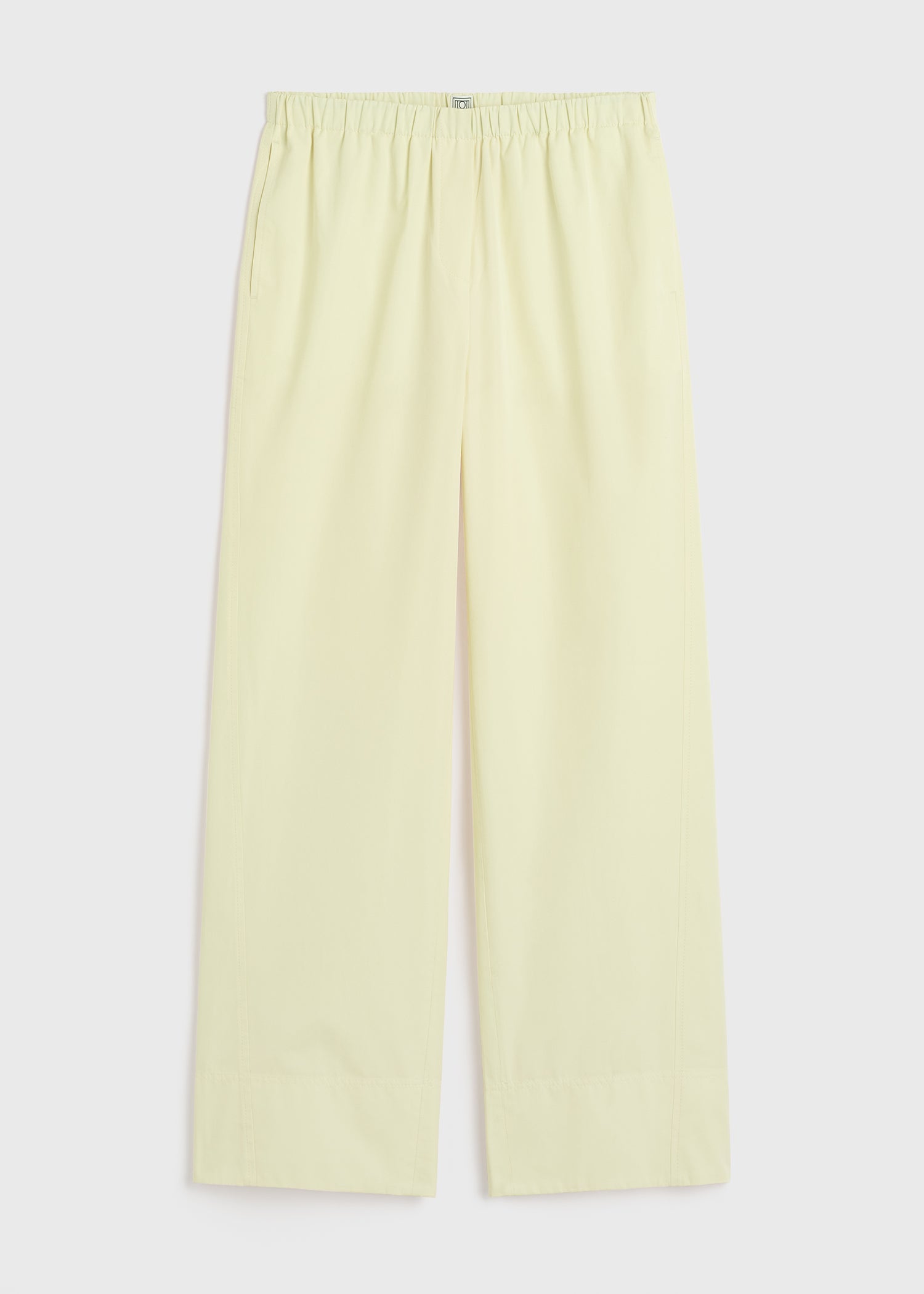 Twisted seam boxer trousers straw