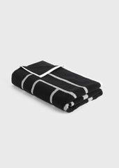 Monogram beach towel black/tofu
