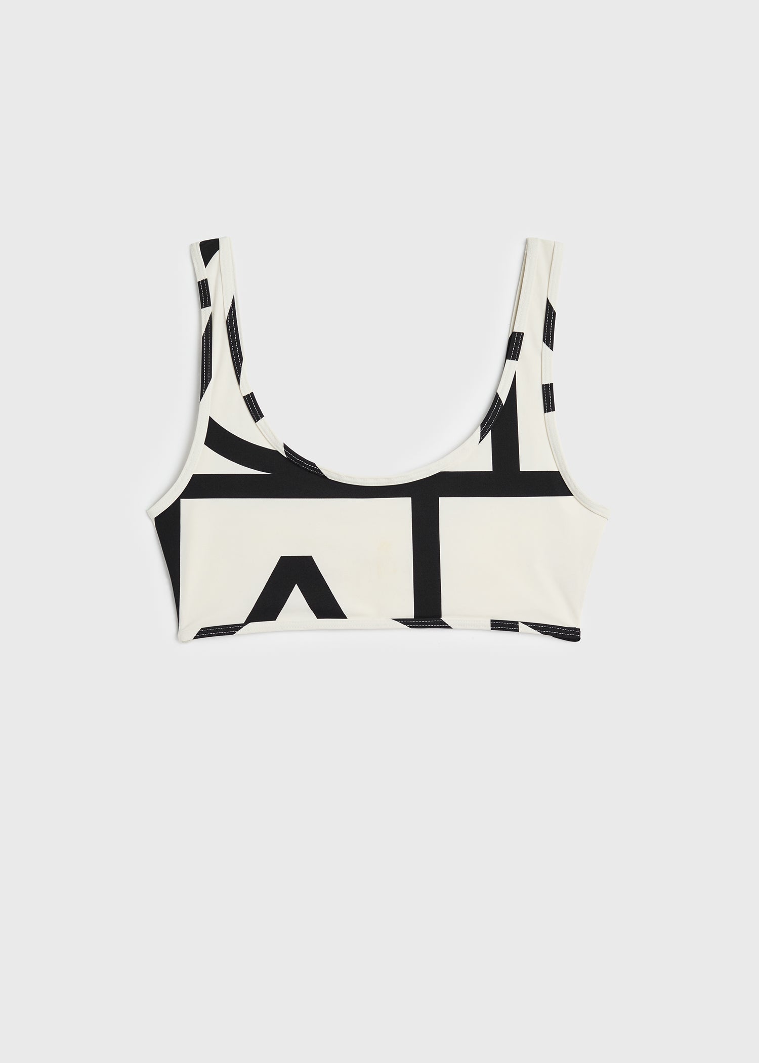 Monogram bikini top tofu