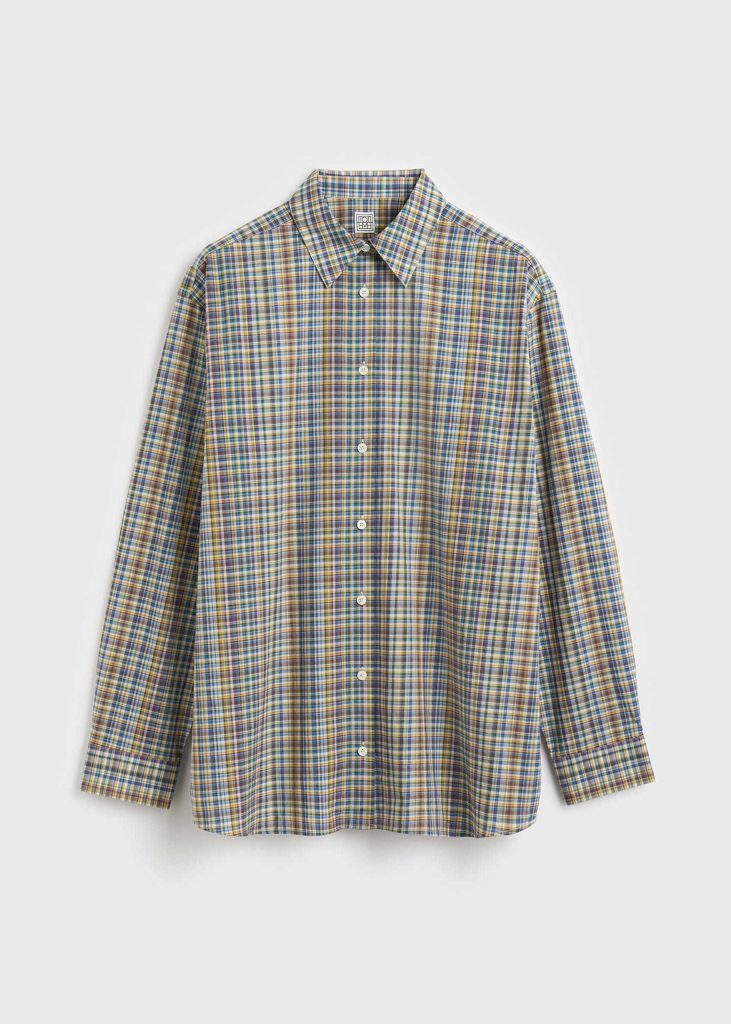 Classic check shirt blue/orange
