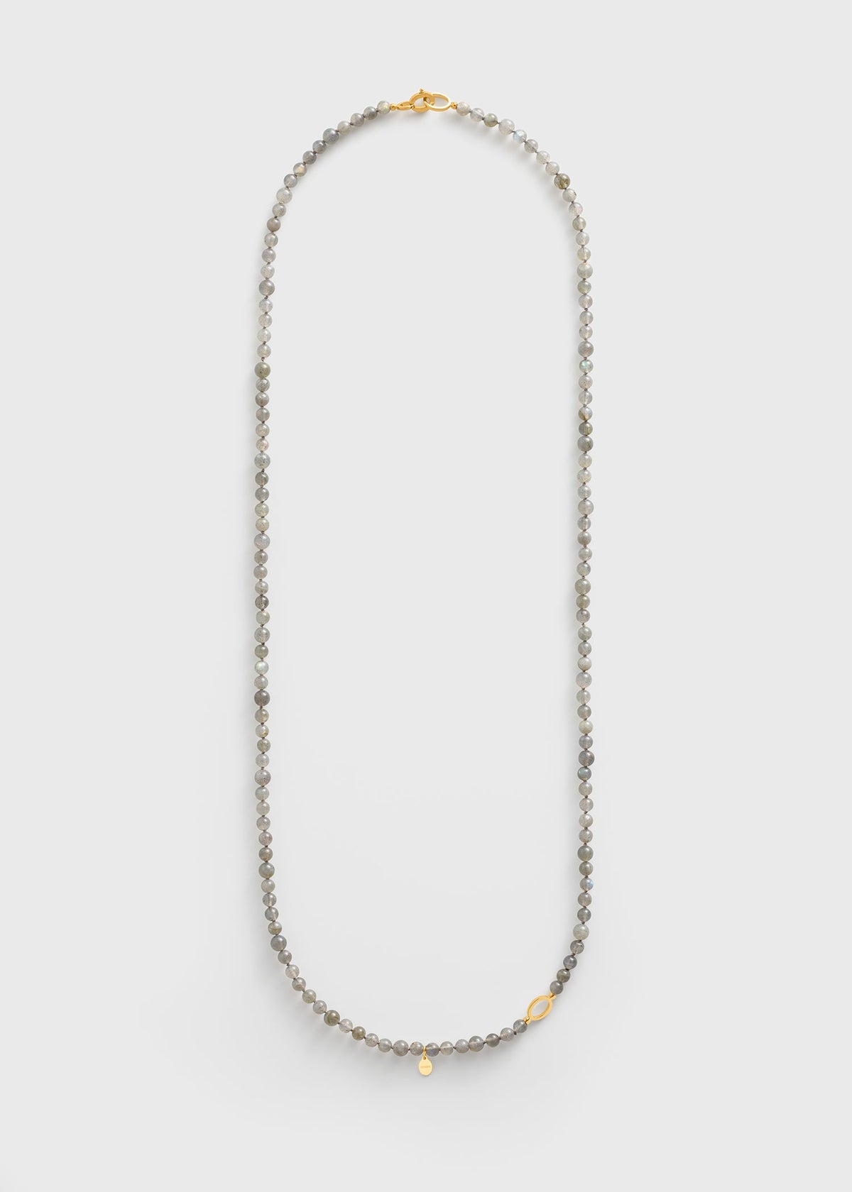 Infinity bead necklace glacier