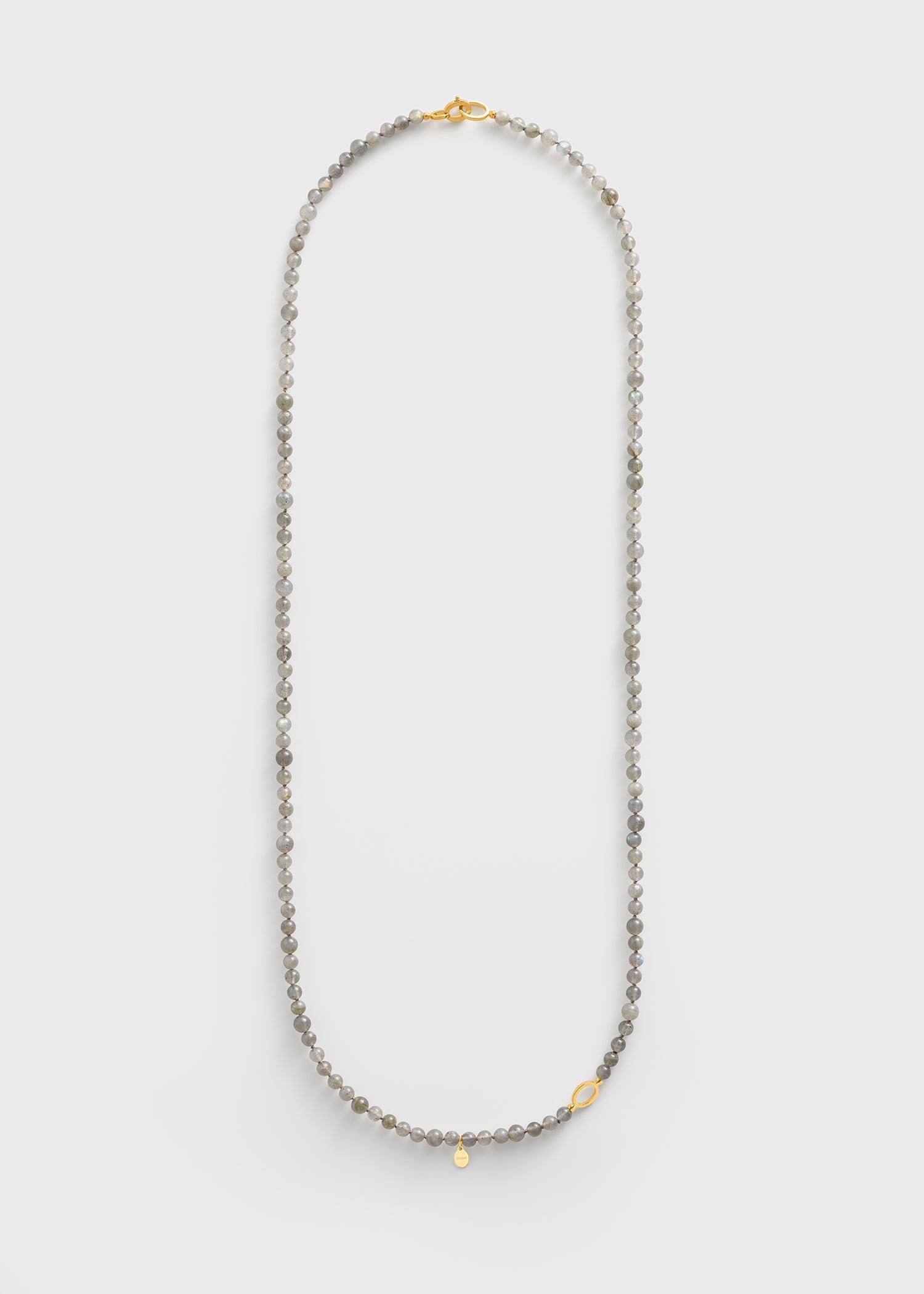 Infinity bead necklace glacier