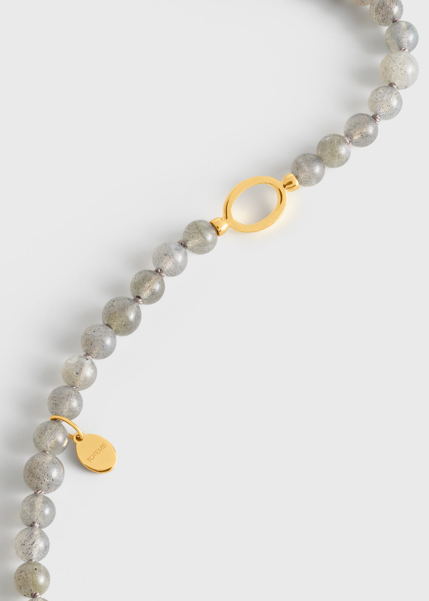 Infinity bead necklace glacier