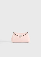 Mini T-lock naplack clutch flamingo