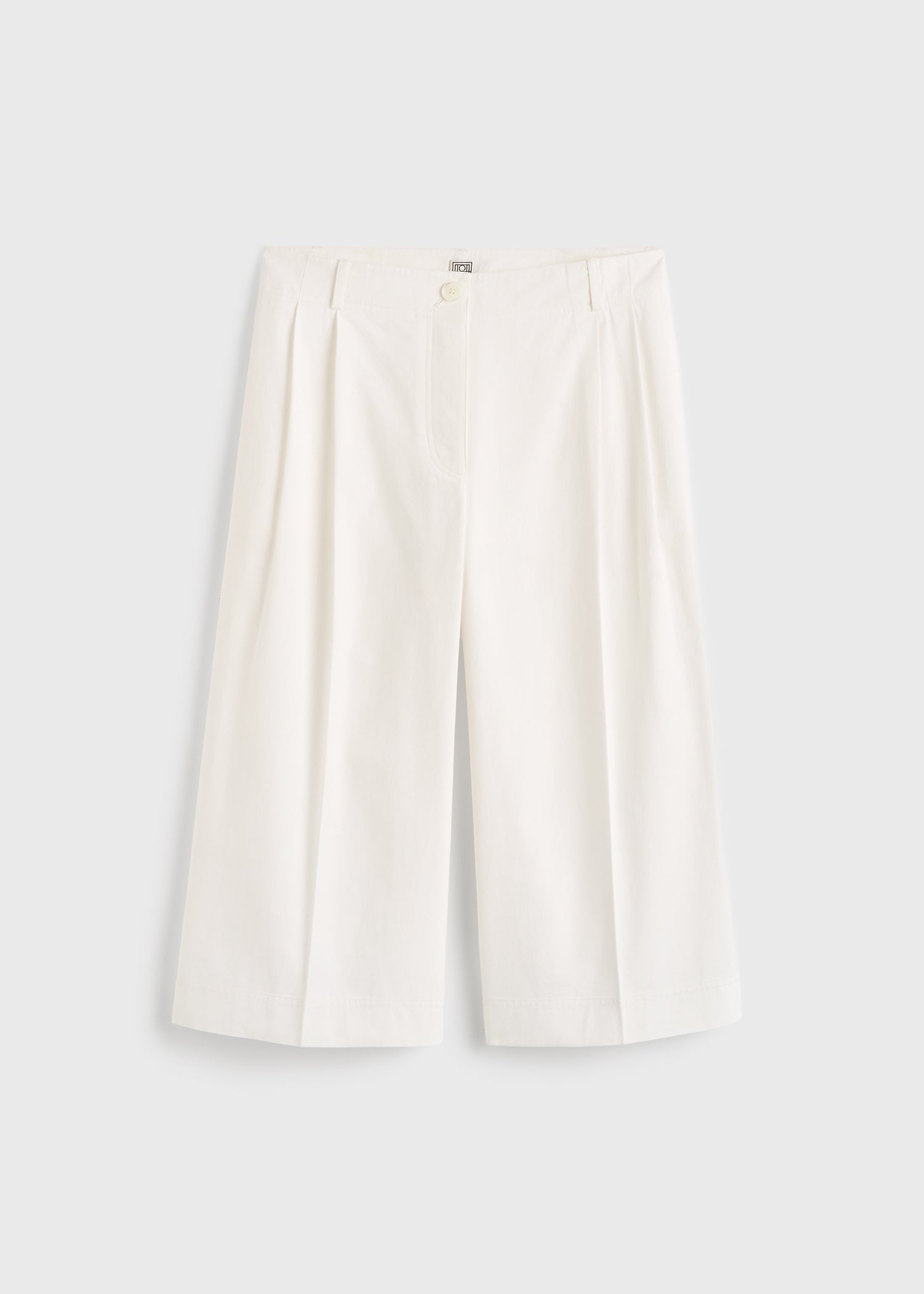Cropped trousers white petite