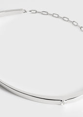 Diamond chain bracelet 18kt white gold