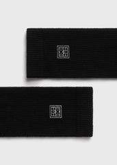Monogram socks black