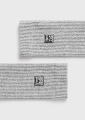 Monogram socks light grey