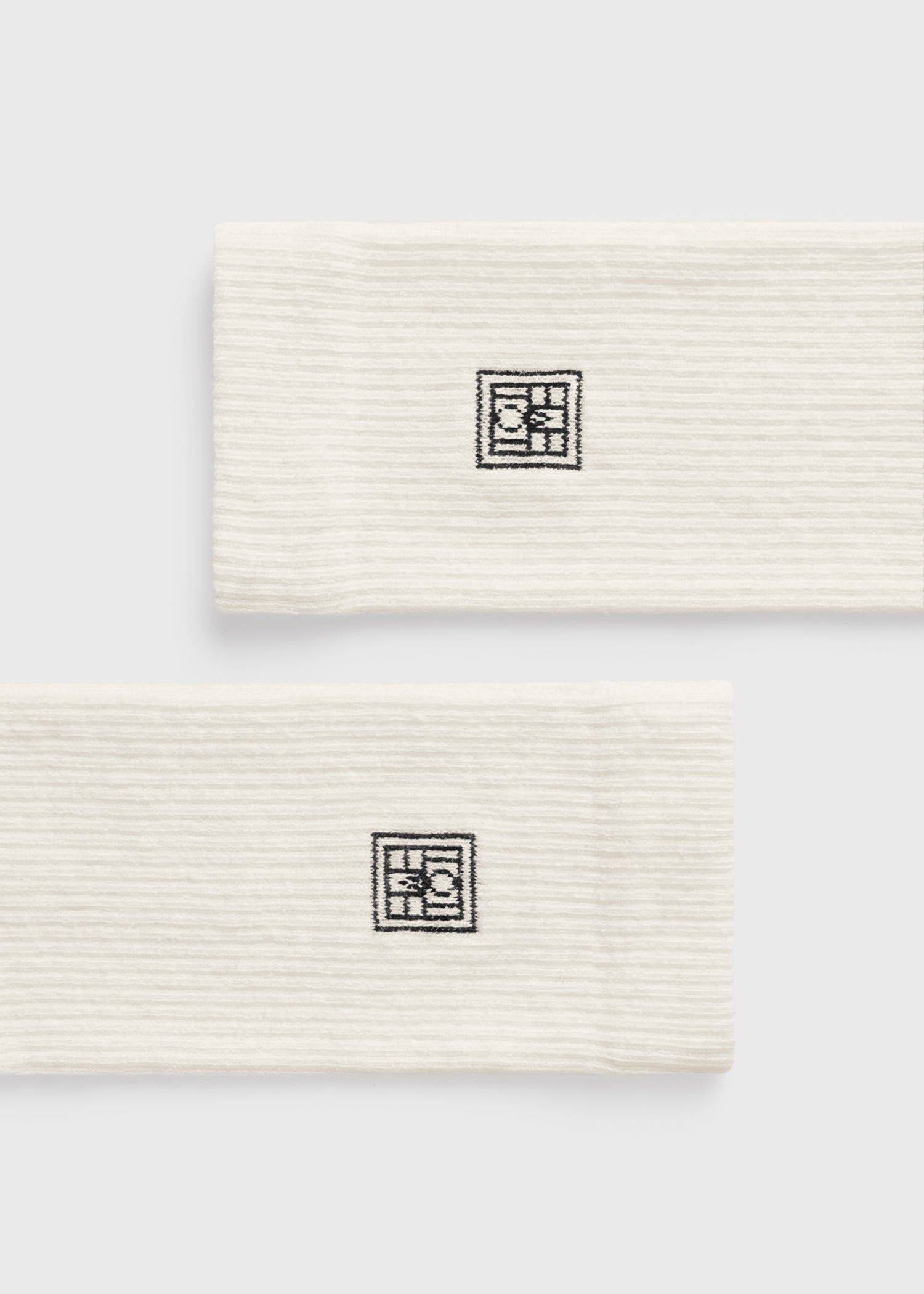 Monogram socks macadamia